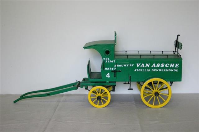 Miniatuur brouwerswagen Van Assche, Karrenmuseum Essen